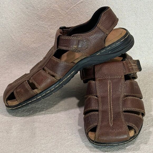 Dr. Scholl's 'Camden' Closed Toe Fisherman Sandals Mens Size 10M - Picture 6 of 16